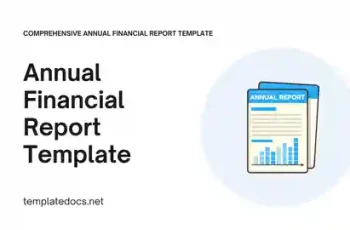 Comprehensive Annual Financial Report Template Presentation