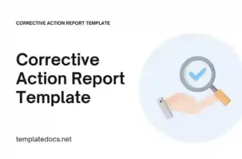 Corrective Action Report Template Presentation