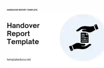 Example Handover Report Template Visual Presentation