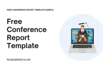 Free Conference Report Template Sample Presentation
