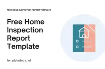Free Home Inspection Report Template Presentation
