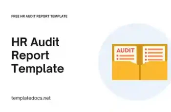 HR Audit Report Template Presentation